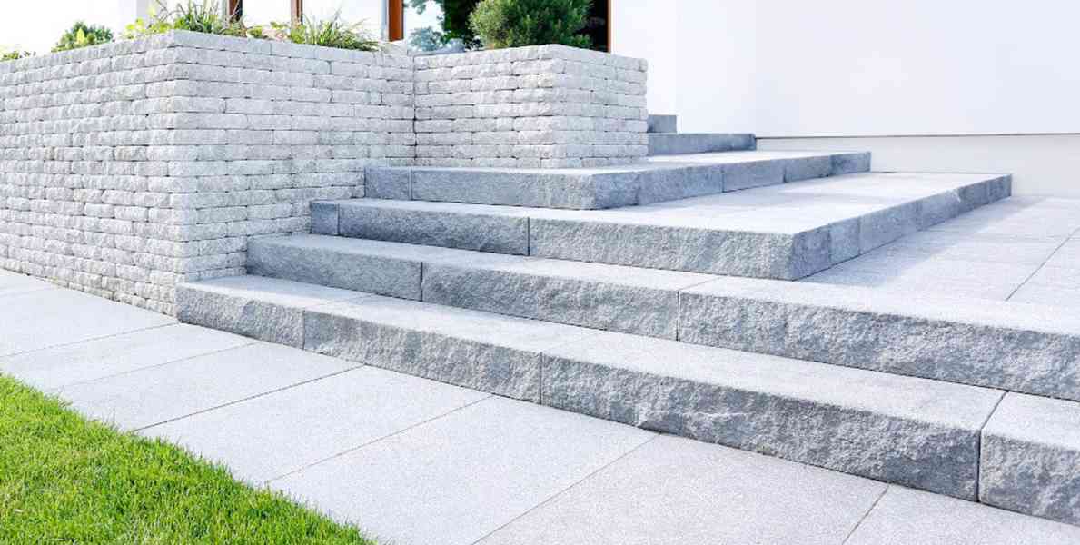 SCHODIŠŤOVÉ betonové STUPNĚ MONOBLOCK 100X40X15 CM HNĚDÁ - foto 4