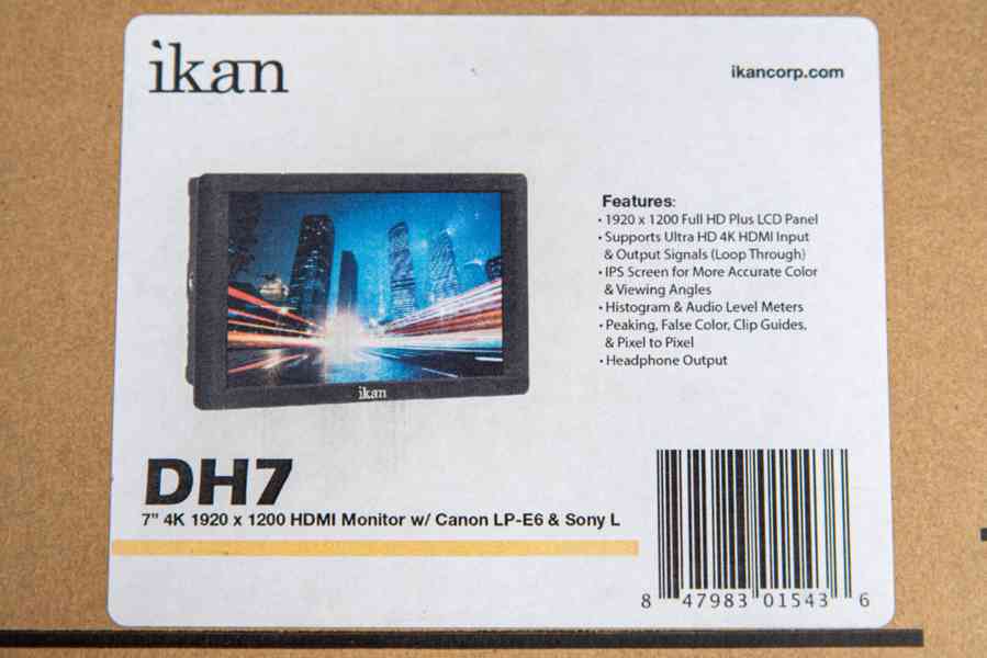 Monitor IKAN DH7, 4K 1920 x 1200 HDMI - foto 1