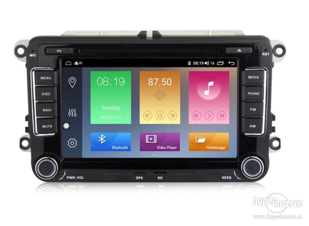 VW 7´´ Autorádio Android s GPS navigací a WiFi - foto 1