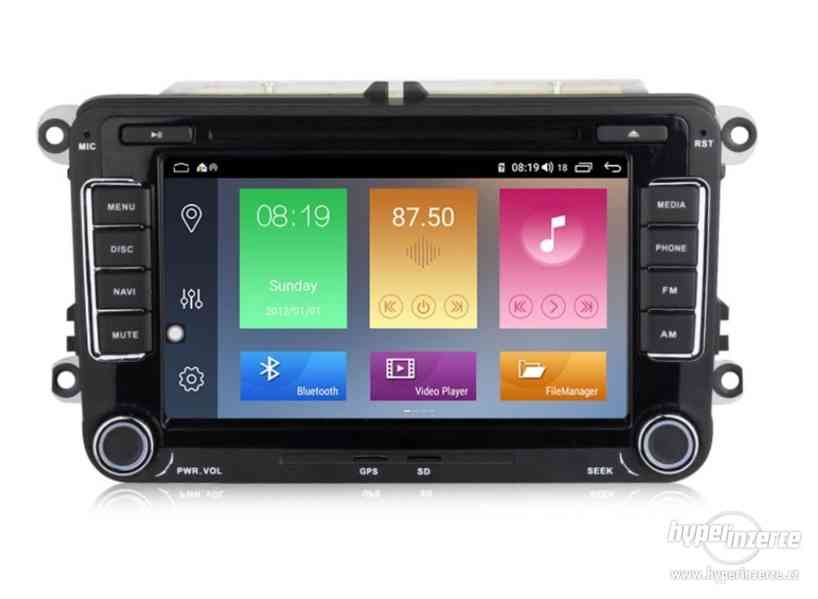 VW 7´´ Autorádio Android s GPS navigací a WiFi