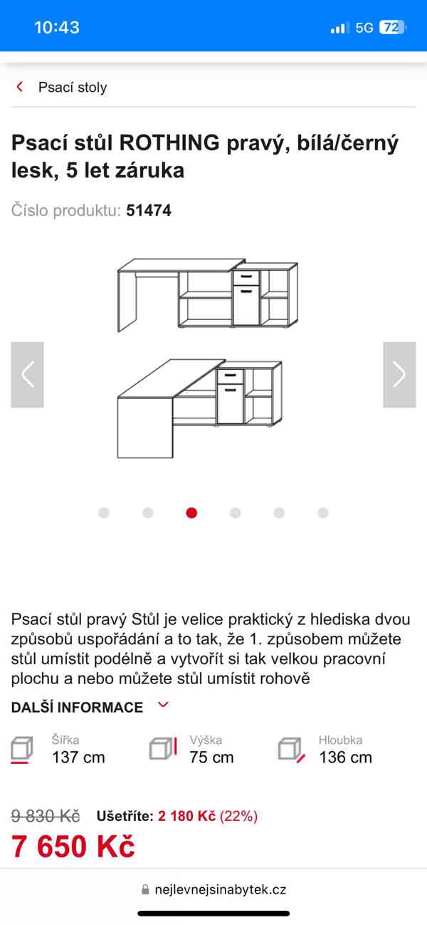 Psací stůl - foto 11