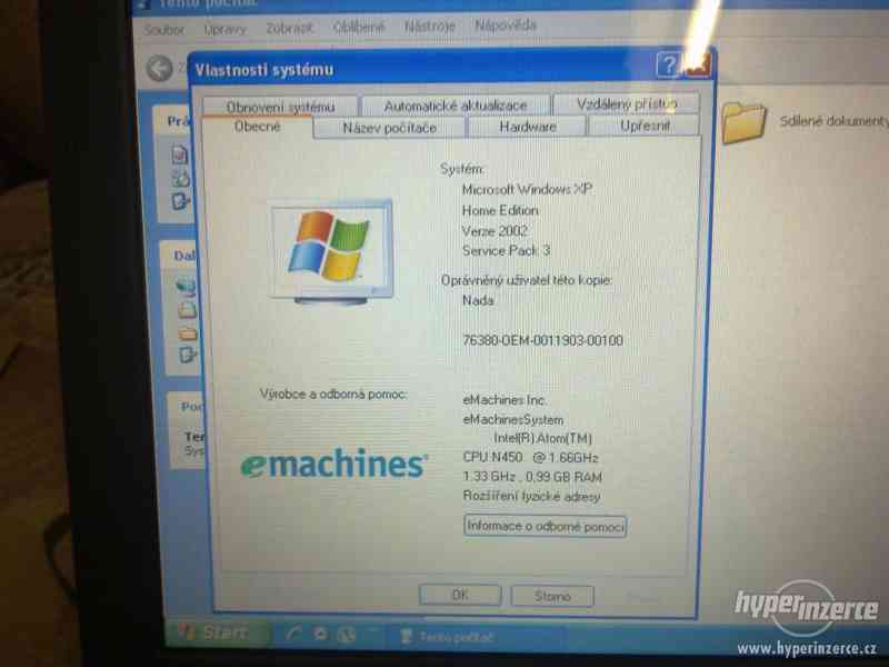 ACER eMachines 350-21G16i - foto 4