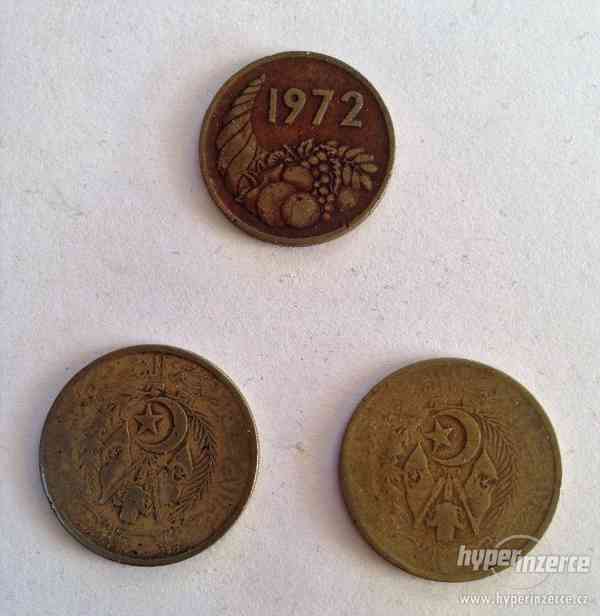 Mince Alžír 5 dinár,20 Cen.,10 Cen.(2x),5 Cen.(2x) - foto 2