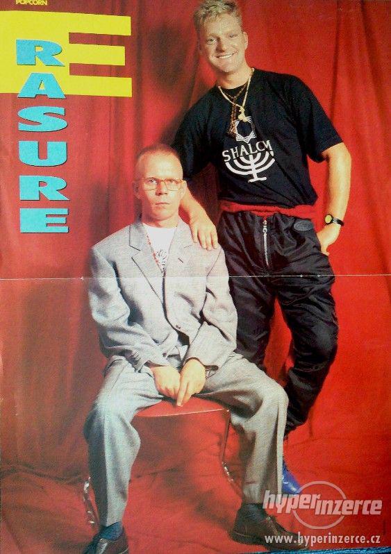 Erasure - hudební kapela plakát 41 x 28 cm - foto 1