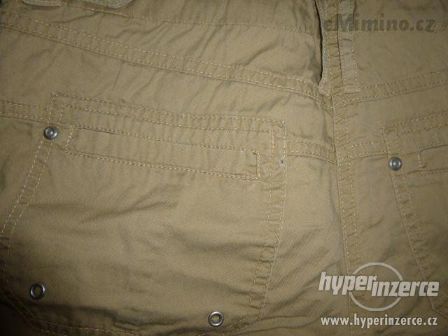 Krémové těhotenské kalhoty - foto 3