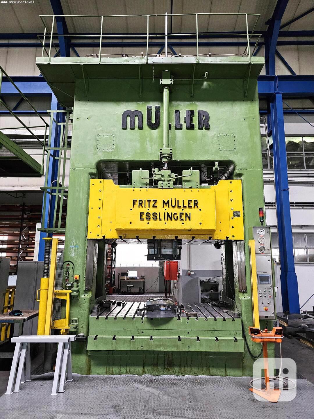 Hydraulický lis FRITZ MÜLLER ZE 625-4 - foto 1