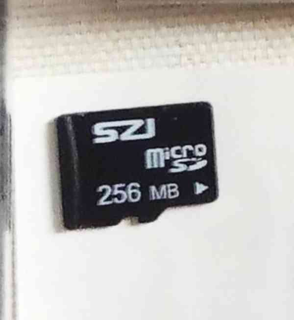 Micro SD karta 256MB - foto 1