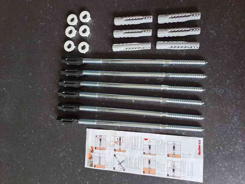 Nové kotvy do zateplení Fischer Thermax 10/220 M8, 6 ks - foto 2
