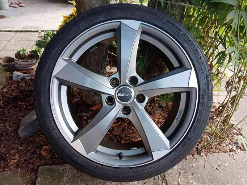 Obutá Alu kola 18ky 5x112 ŠKODA AUDI VW SEAT MERCEDES BMW - foto 2