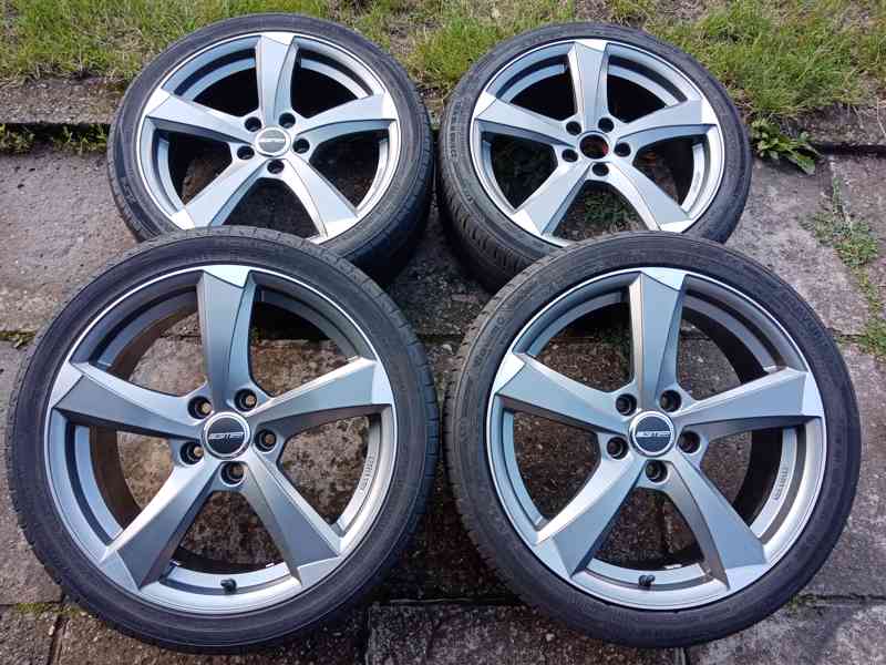 Obutá Alu kola 18ky 5x112 ŠKODA AUDI VW SEAT MERCEDES BMW - foto 3