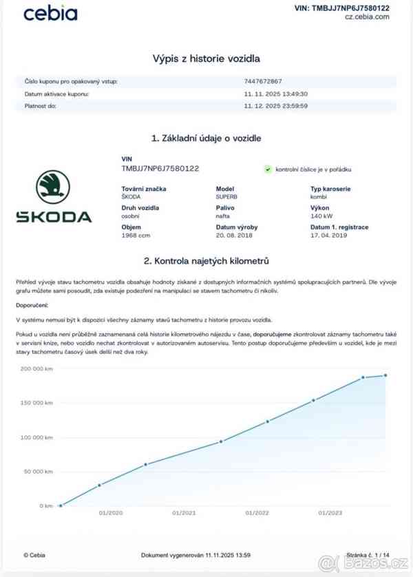 Škoda Superb 2,0   3 Tdi 140kW - foto 6
