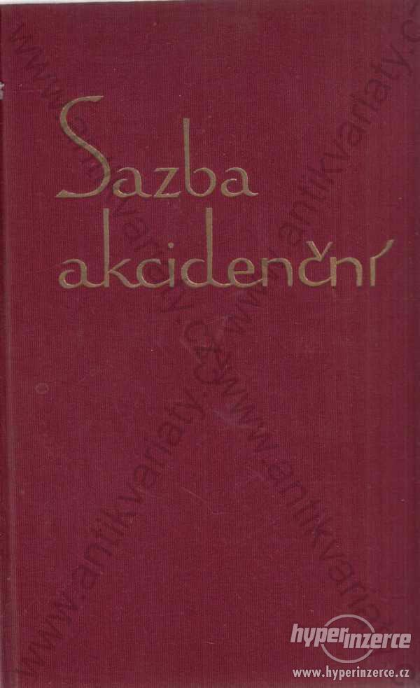Sazba akcidenční Karel Dyrynk Typografia, Praha - foto 1