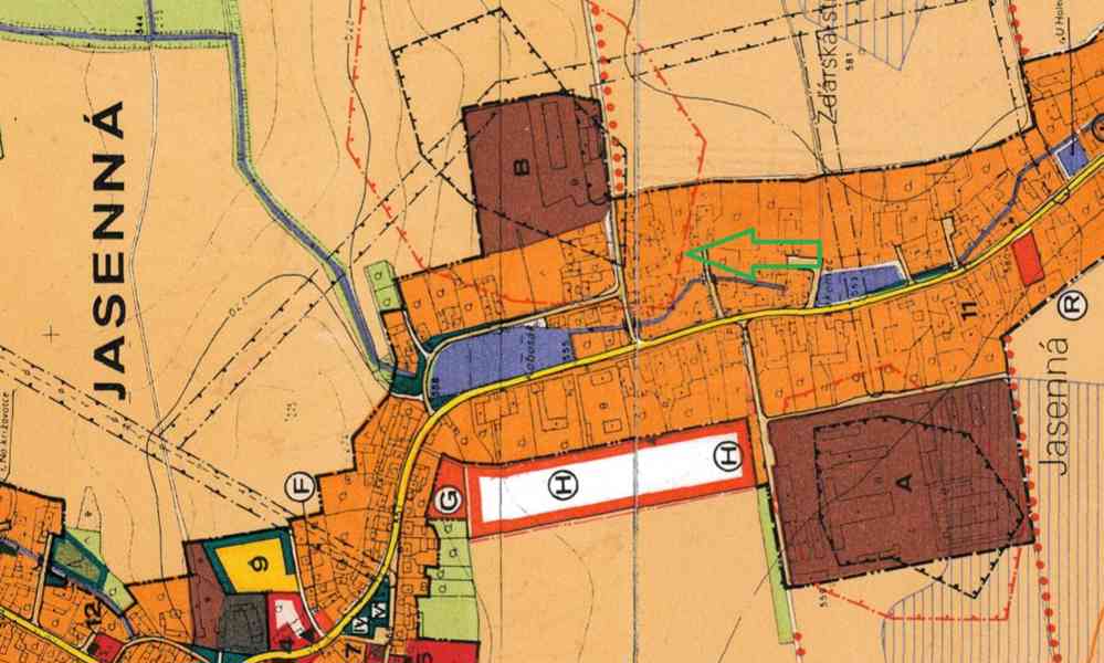 Jasenná - stavební pozemek 1102 m2 - foto 7
