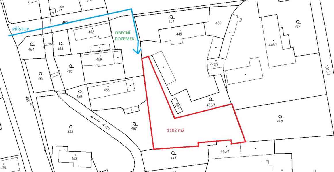 Jasenná - stavební pozemek 1102 m2 - foto 2