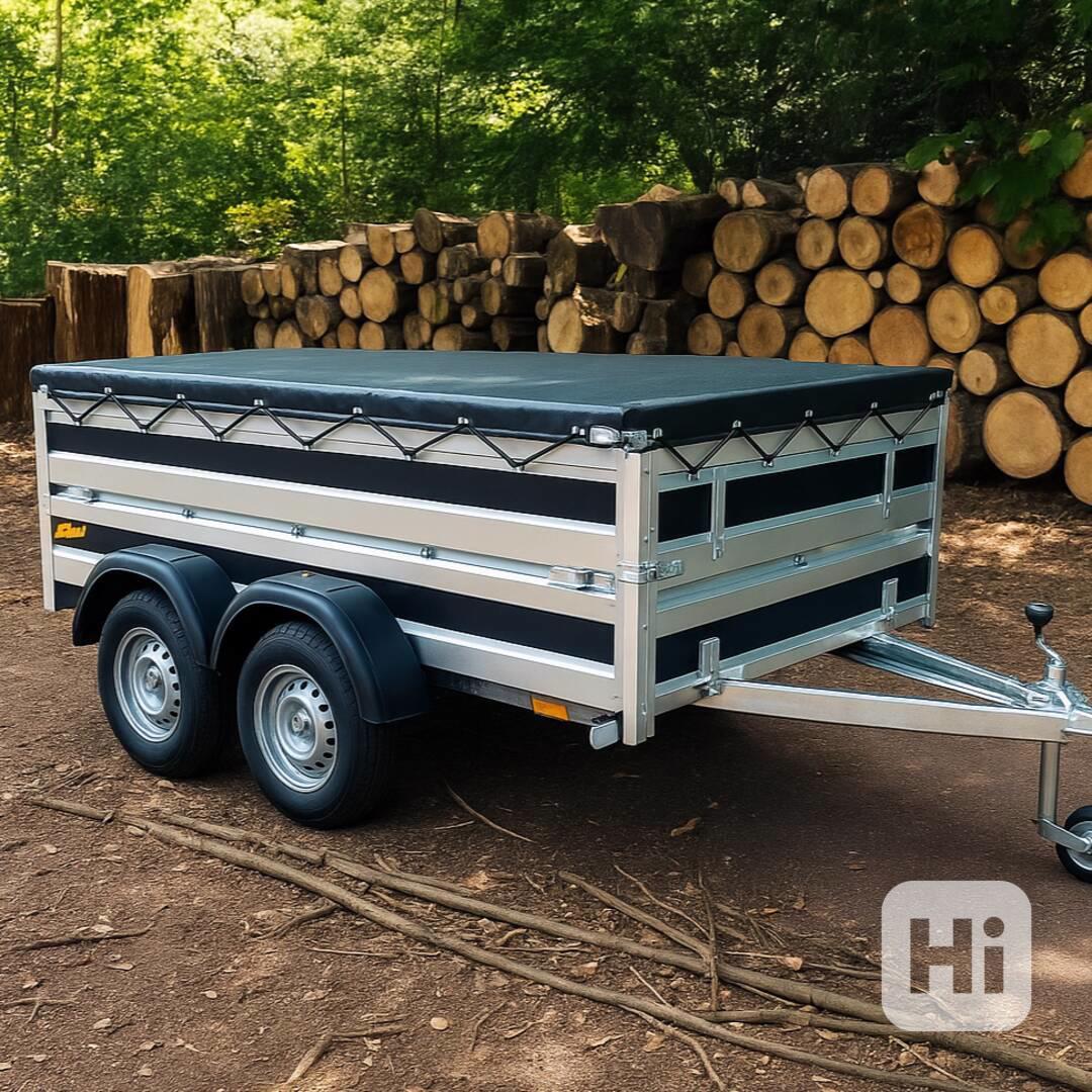 AKČNÍ SET - NOVÝ přívěsný vozík NÁSTAVBA+KRYCÍ PLACHTA, DPH - foto 1