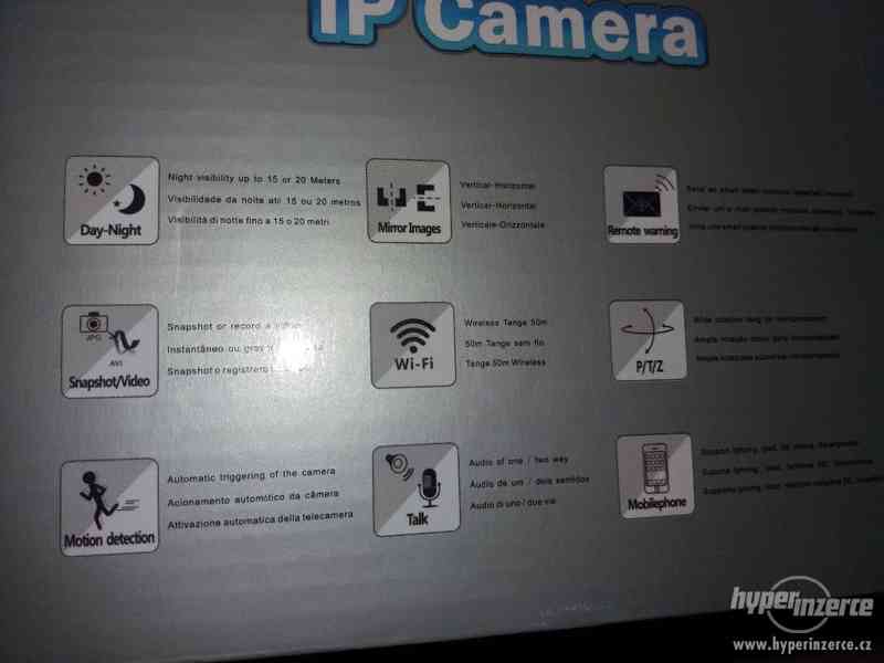 HD Wi-Fi IP kamera s rozlišením HD 720P a dvěma servo-motory - foto 6
