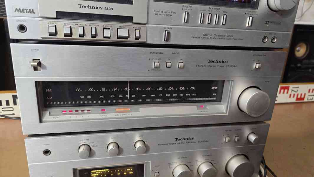 TECHNICS HiFi Set zesilovač, tuner, magnetofon - foto 7