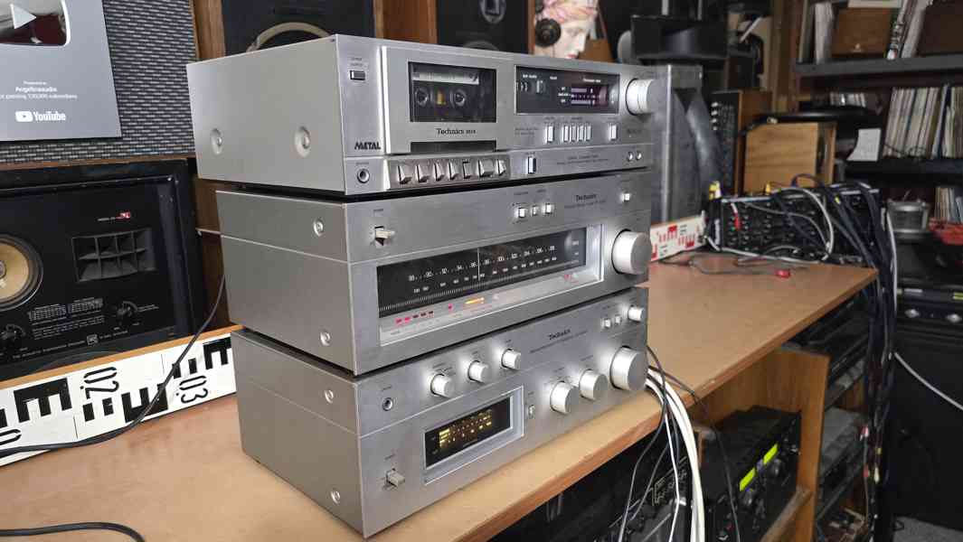 TECHNICS HiFi Set zesilovač, tuner, magnetofon - foto 5