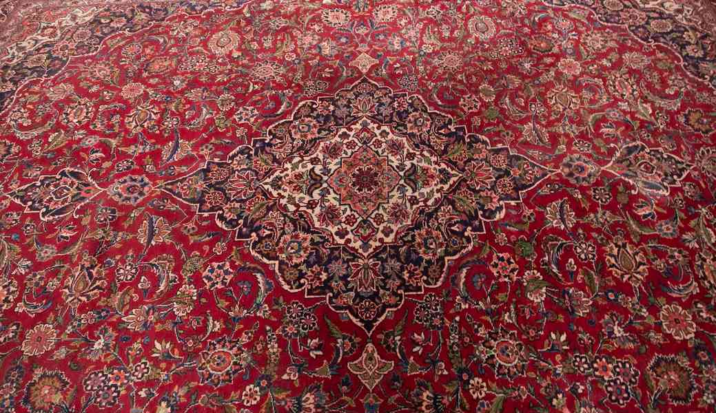Velký perský koberec Kashan Signovaný 435 X 327 cm - foto 4