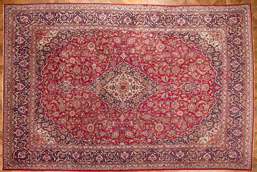 Velký perský koberec Kashan Signovaný 435 X 327 cm - foto 1