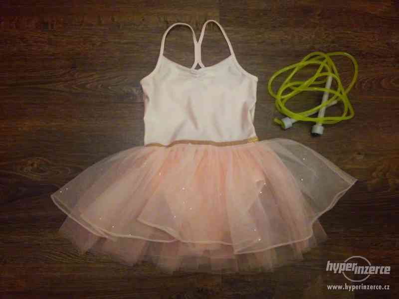 Gymnastický, baletní dres/trikot vel. 116/122 a 128 - foto 1