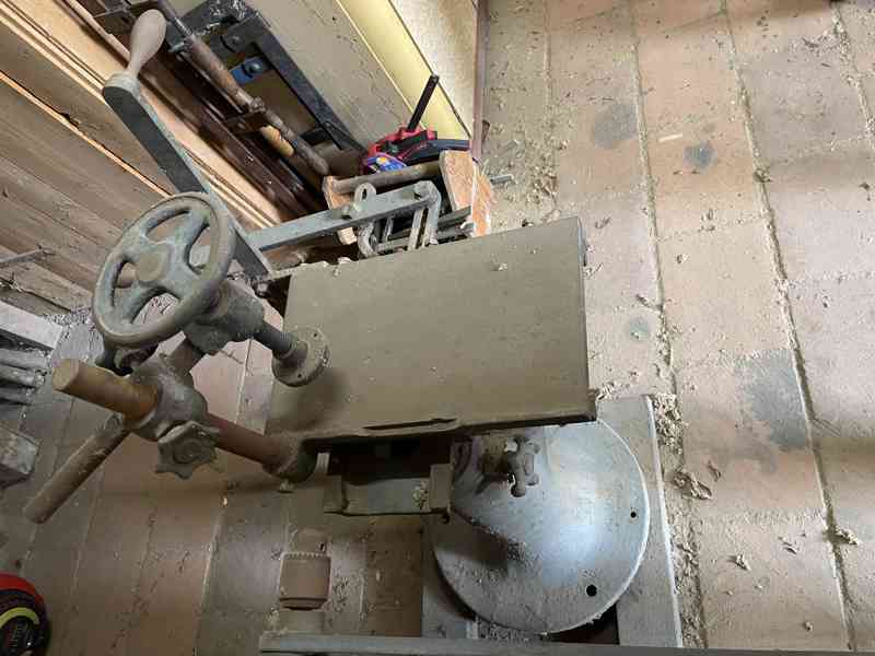 Hoblovka/dlabačka - historický kombinovaný stroj - foto 5