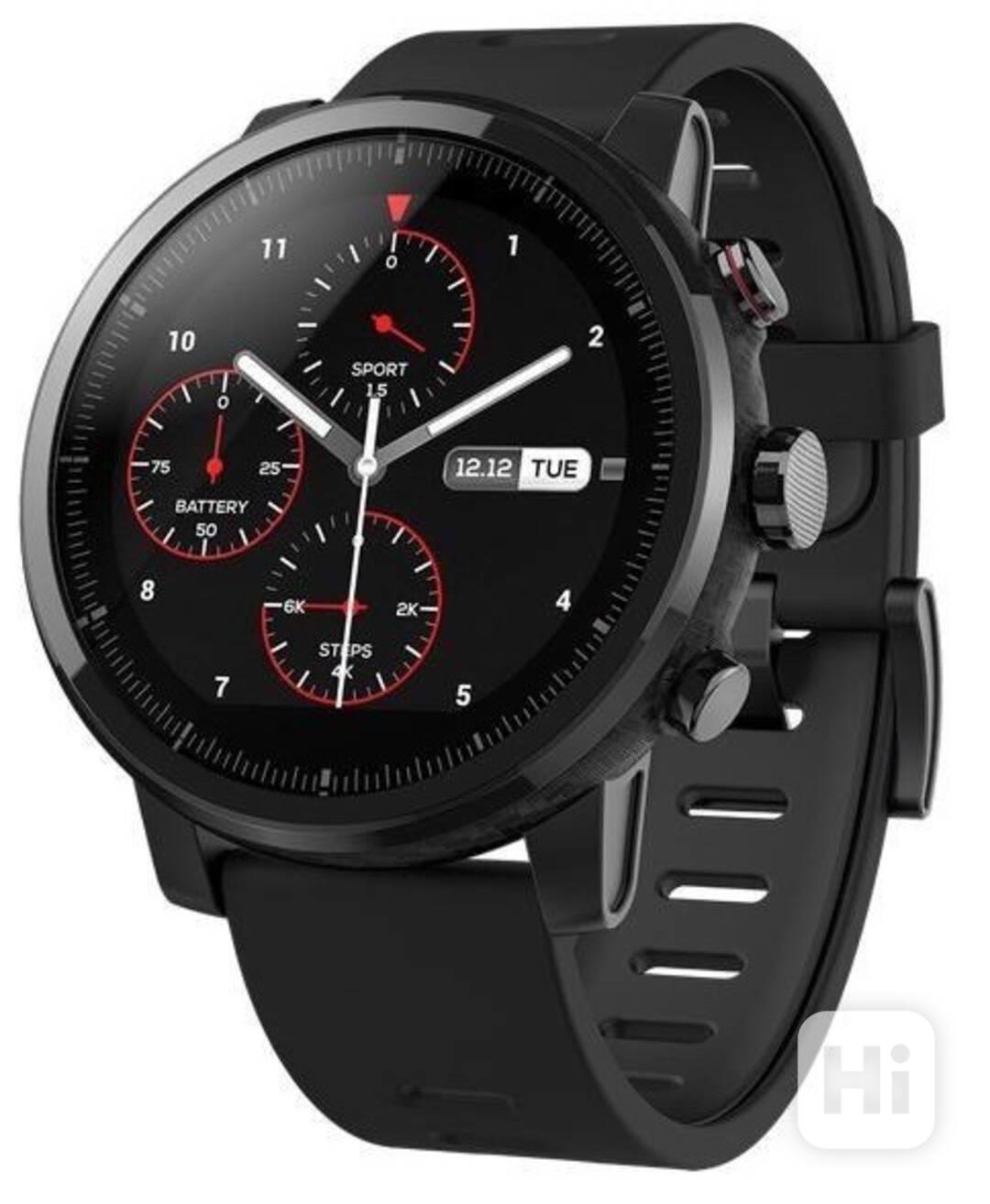 chytré hodinky AMAZFIT Stratos Multisport GPS černé  - foto 1