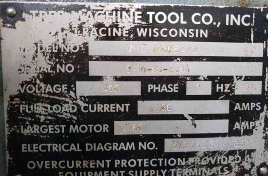 Vertikální obráběcí centrum VMC 1260 E (13390.) - foto 9