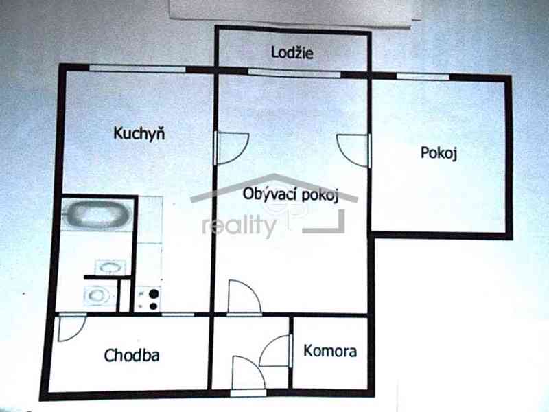 Pronájem bytu 2+1 s lod., ul. Větrná, Č. Budějovice - foto 15