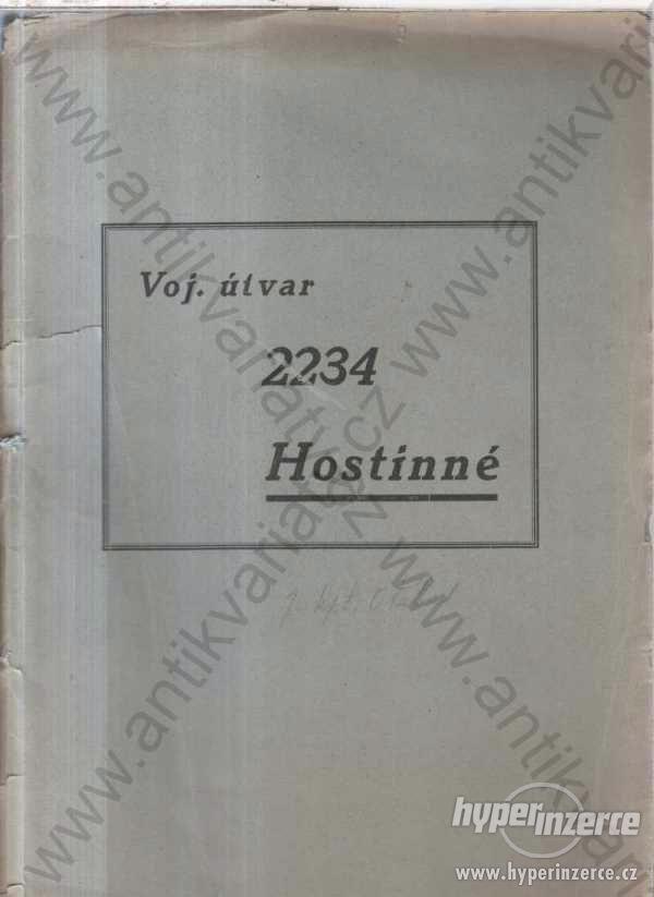 Voj. útvar 2234 Hostinné 1946 almanach - foto 1