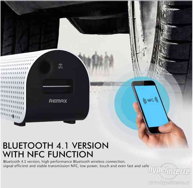 Bluetooth reproduktor 2.1 bass Hi-fi přenosný NFC AUX nový - foto 15