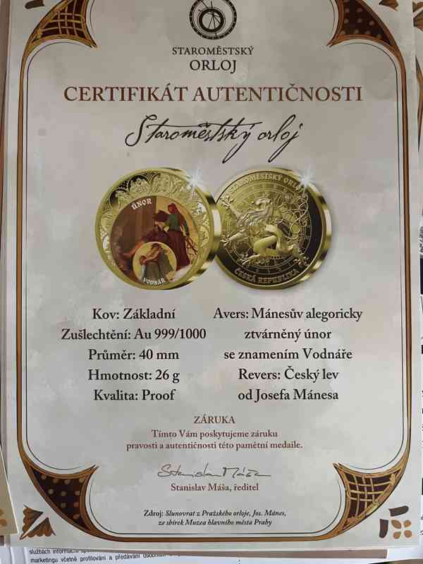 Staroměstský orloj. Medaile - foto 3