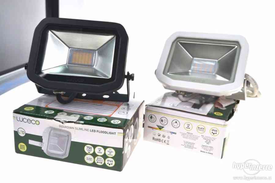 4x Slimline LED Floodlight, Luceco Guardian LFSP12B130-02 - foto 3