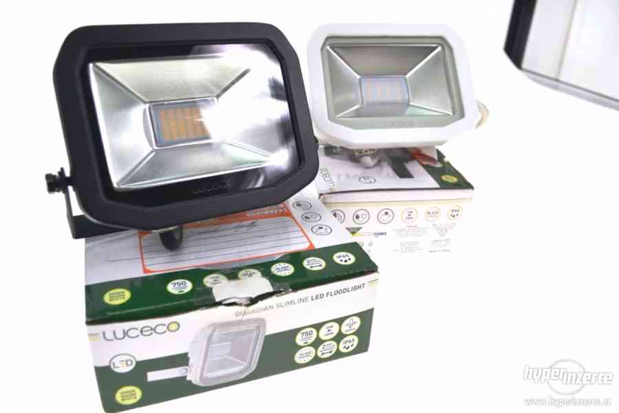 4x Slimline LED Floodlight, Luceco Guardian LFSP12B130-02 - foto 4