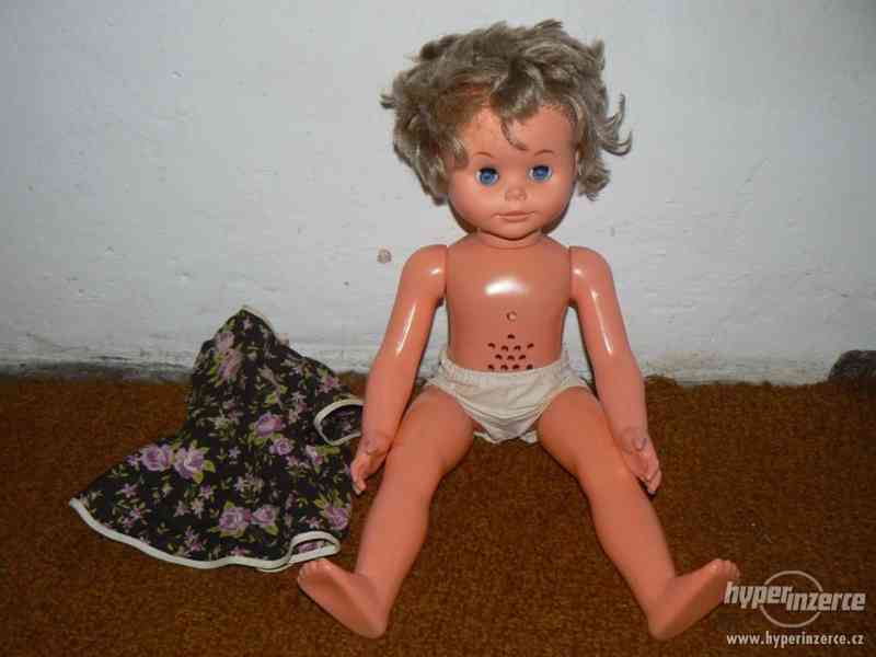 Retro panenka pro sběratele - mrkací - SLEVA - foto 1