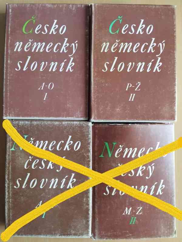 Dvoudílné slovníky česko-německé a další knihy pro němčináře - foto 33