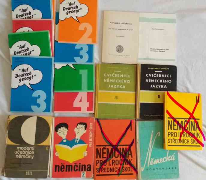 Dvoudílné slovníky česko-německé a další knihy pro němčináře - foto 11
