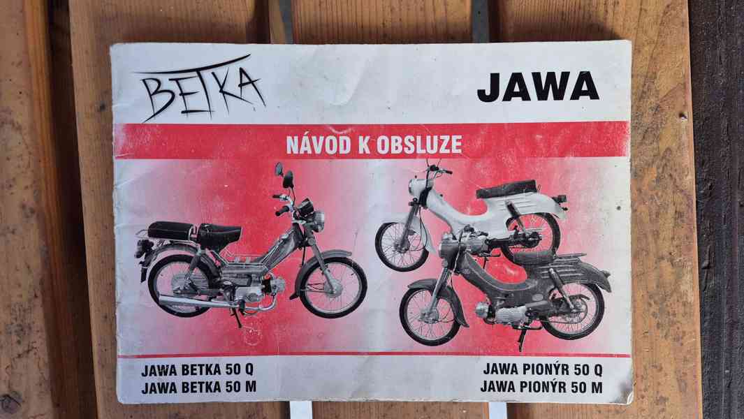Prodám motocykl Jawa New Pionýr, červená - foto 9