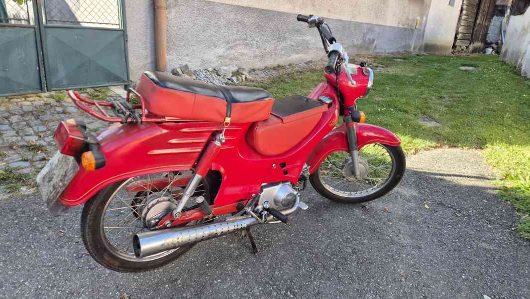 Prodám motocykl Jawa New Pionýr, červená - foto 4