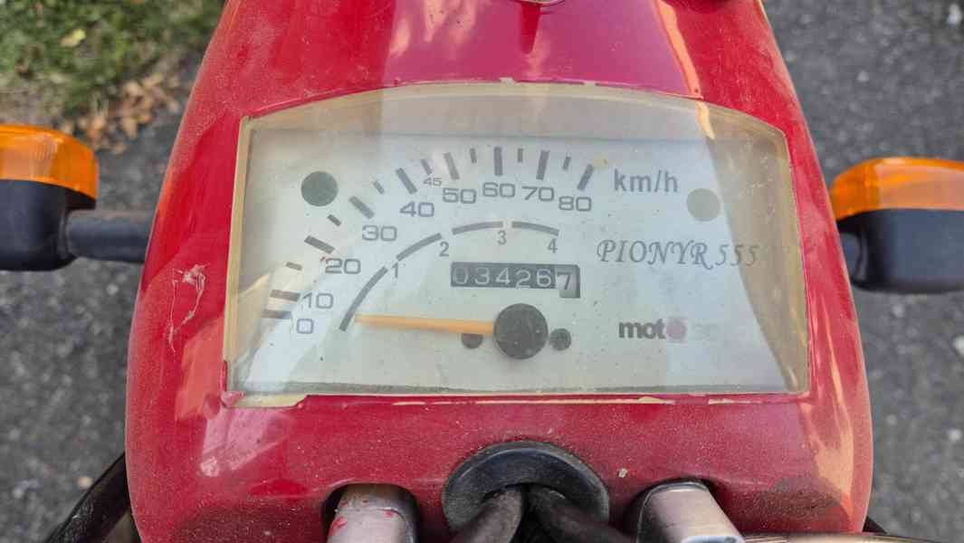 Prodám motocykl Jawa New Pionýr, červená - foto 7