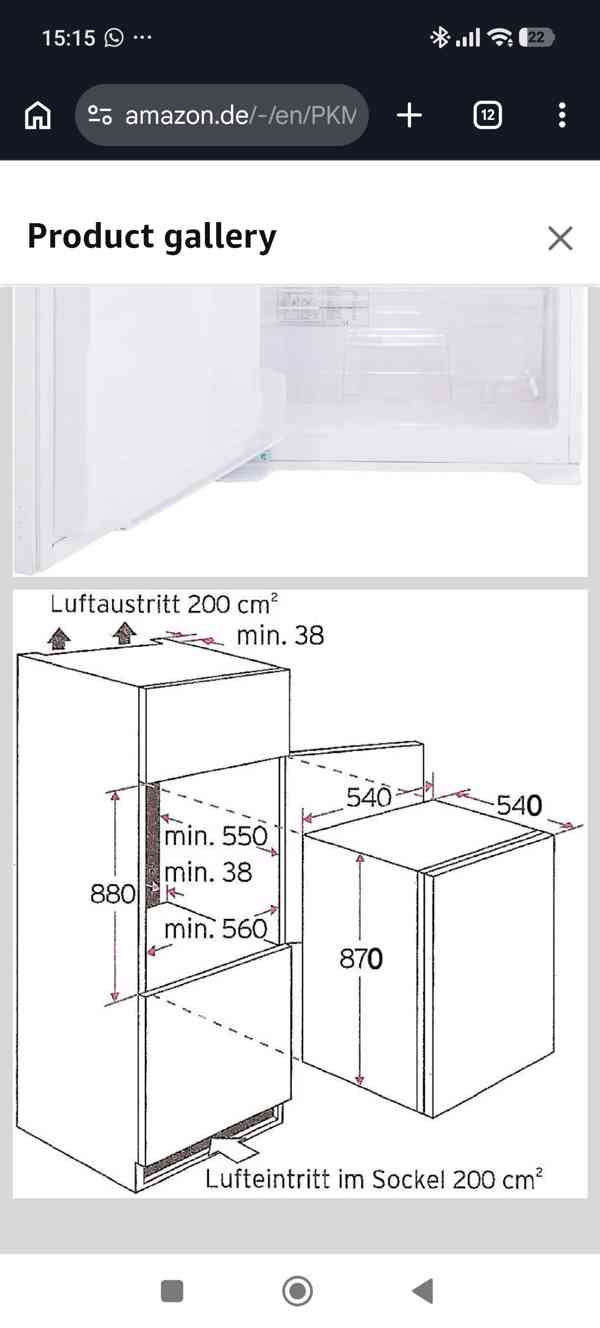 Lednice PKM KS 120.4 A++EB ÚPLNĚ NOVA 