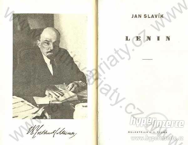 Lenin Jan Slavík 1934 Melantrich, Praha - foto 1