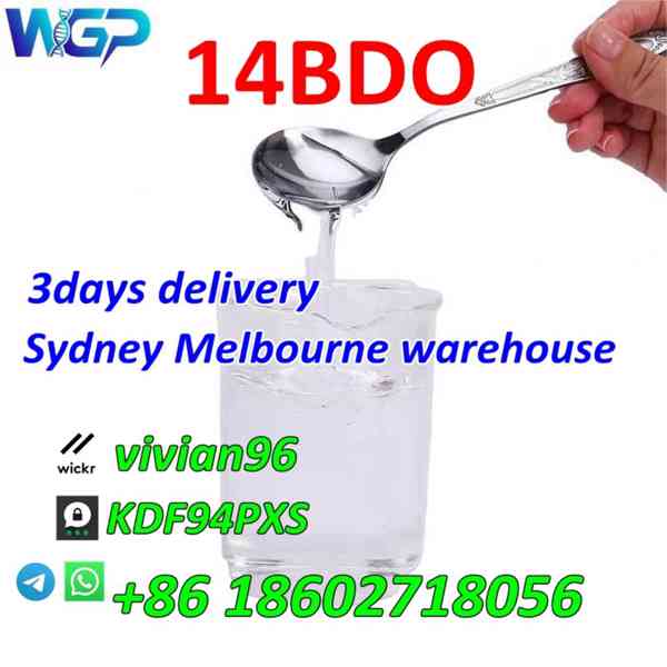 (wickr:vivian96) 99.9% Pure Bdo CAS 110-63-4 Australia Stock - foto 3