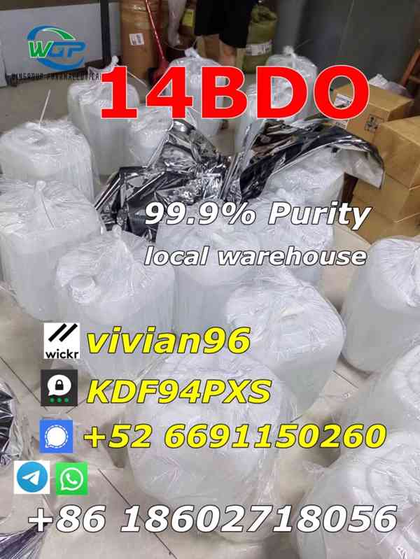 (wickr:vivian96) 99.9% Pure Bdo CAS 110-63-4 Australia Stock - foto 2