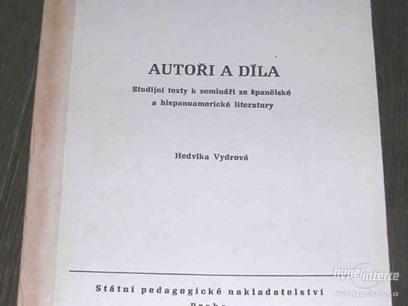 Hedvika Vydrová: Autoři a díla. Studijní texty k semináři - foto 1