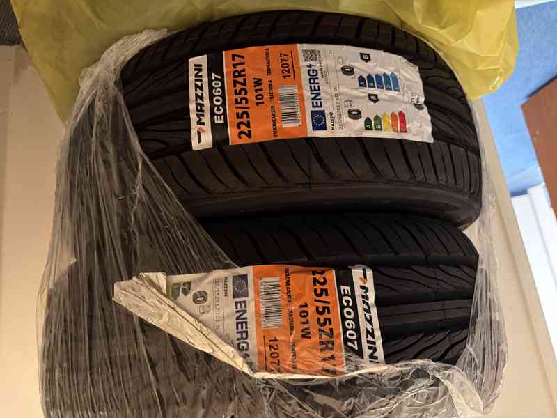 Prodám 4 x nové pneumatiky Mazzini ECO607 225/55 R17
