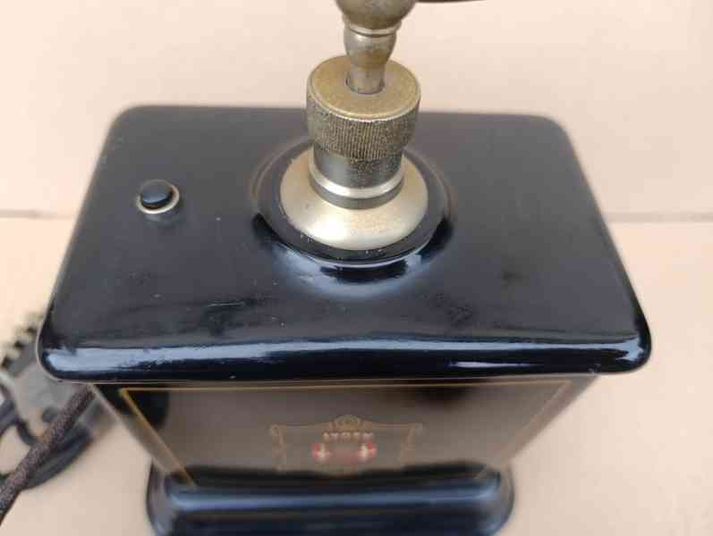 Velmi starý dánský telefon Jydsk, hezký kustelefon - foto 8
