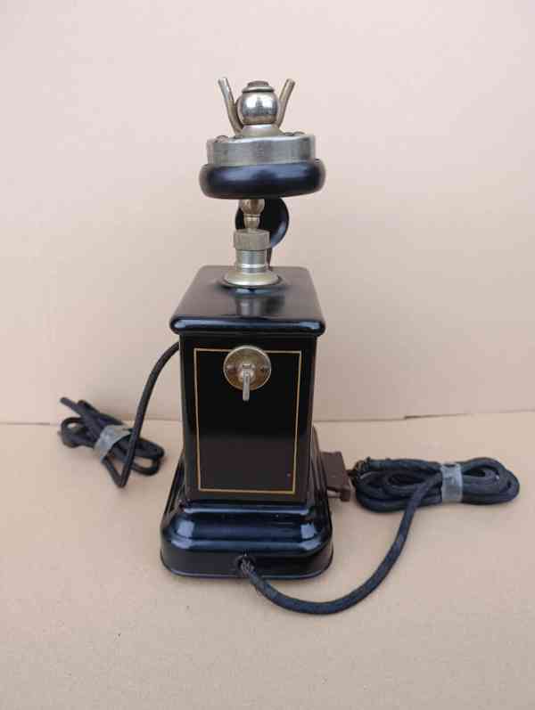 Velmi starý dánský telefon Jydsk, hezký kustelefon - foto 16