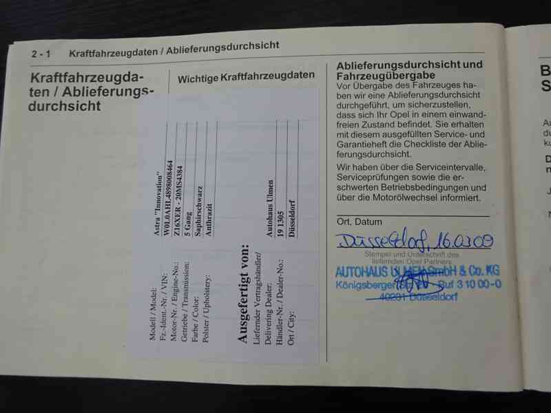Opel Astra 1.6i r.v.2009 (85 kw) stk:6/2027 - foto 16