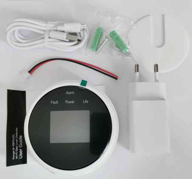 Detektor zemního plynu WiFi TUYA s LCD displejem - foto 4